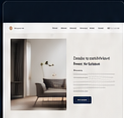SaaS website mockup